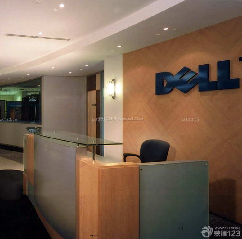 最新公司前臺形象墻設(shè)計圖片大全_裝修123效果圖