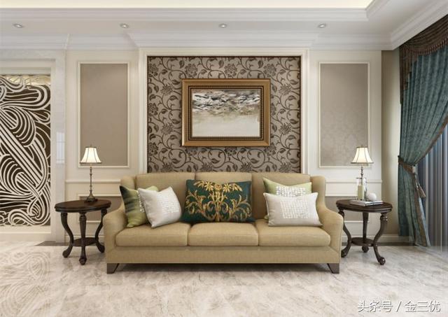 沙發(fā)背景墻不知道怎么裝修？25款不同風格布局，總有一款你喜歡的