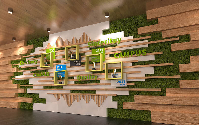 墻繪公司形象墻_公司形象墻設(shè)計模板_小公司形象墻