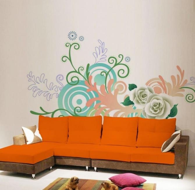 墻面手繪創(chuàng)意圖案大全_自己手繪墻面_墻面手繪圖案