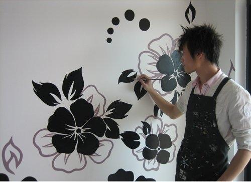 墻面手繪圖案_墻面手繪創(chuàng)意圖案大全_自己手繪墻面