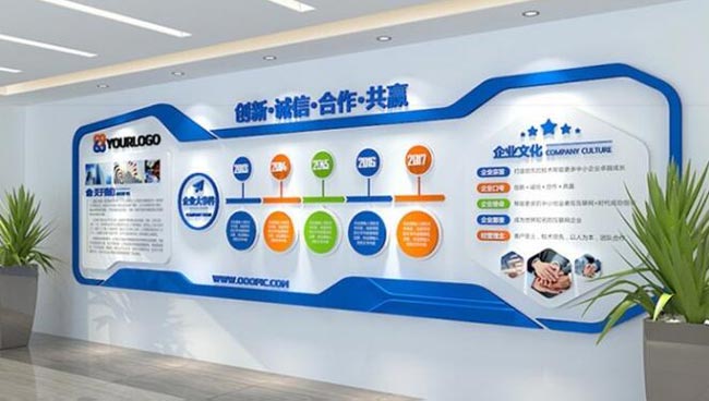 效果圖宣傳海報(bào)_效果圖展示墻_企業(yè)文化墻照片效果圖