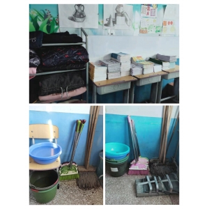 漂亮的班級文化墻 司門前鎮(zhèn)金潭中學(xué)加強(qiáng)班級文化建設(shè)和內(nèi)務(wù)整理