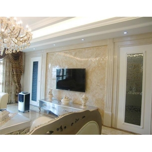 電視背景墻圖片 一、簡歐電視背景墻壁紙效果圖欣賞